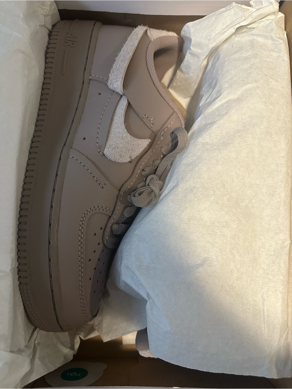 Nike Men's Taupe Low-Top Sneakers